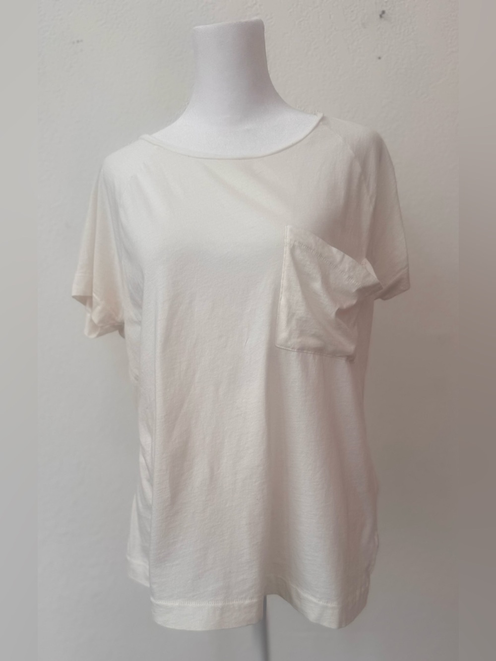 Rag & bone cotton patch pocket raglan shoulder short sleeve Crew neck t-shirt